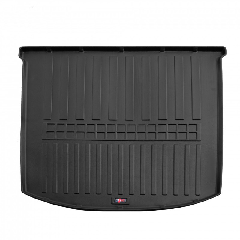 Килимок в багажник для Volkswagen Touran 2003-2016 з бортиками 30 мм (Stingray)
