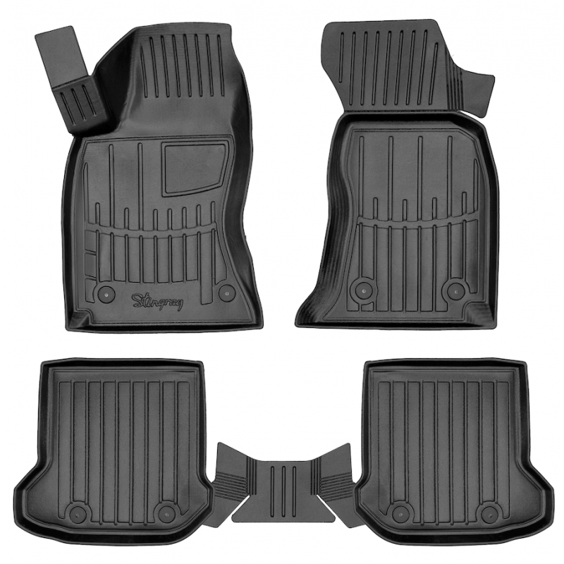 3D килимки для Audi A4 (B5) (1994-2001)  з бортиками 30 мм (Stingray)