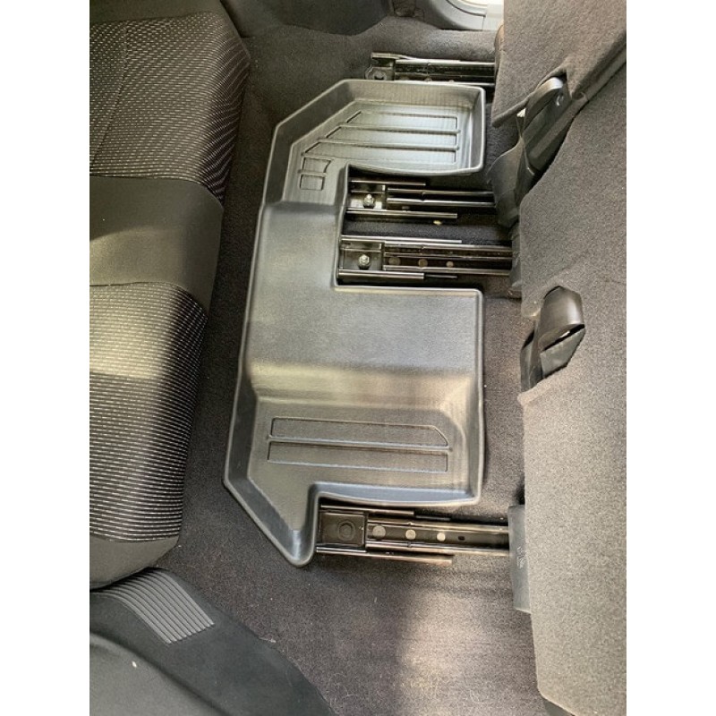 3D килимки для DODGE Journey (2008-2019) 3 ряд  з бортиками 30 мм (Stingray)