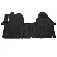 Поліуретанові килимки для Renault Trafic II (2001-2014) (1plus2) з бортиками 30 мм (Stingray)
