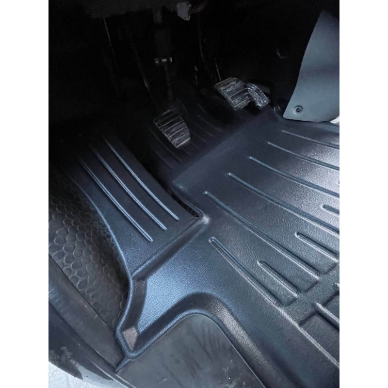 Поліуретанові килимки для Renault Trafic II (2001-2014) (1plus2) з бортиками 30 мм (Stingray)