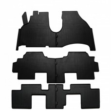 Гумові килимки в салон для Citroen C8 (2002-2014) комплект з 6 штук (Stingray)