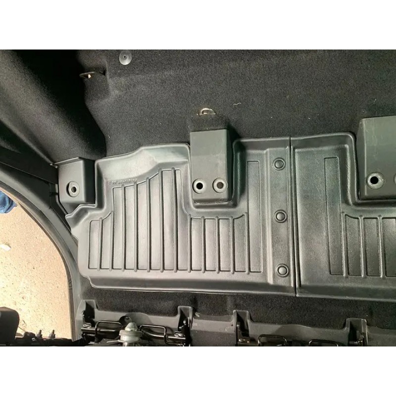 3D килимки для Renault Grand Scenic III (2009-2016) 3 ряд  з бортиками 30 мм (Stingray)