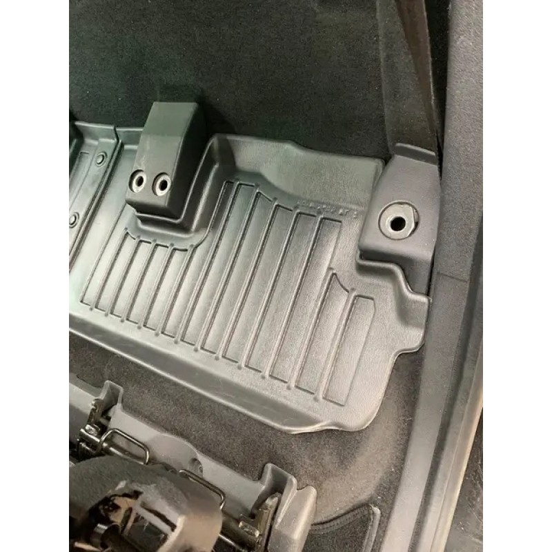 3D килимки для Renault Grand Scenic III (2009-2016) 3 ряд  з бортиками 30 мм (Stingray)