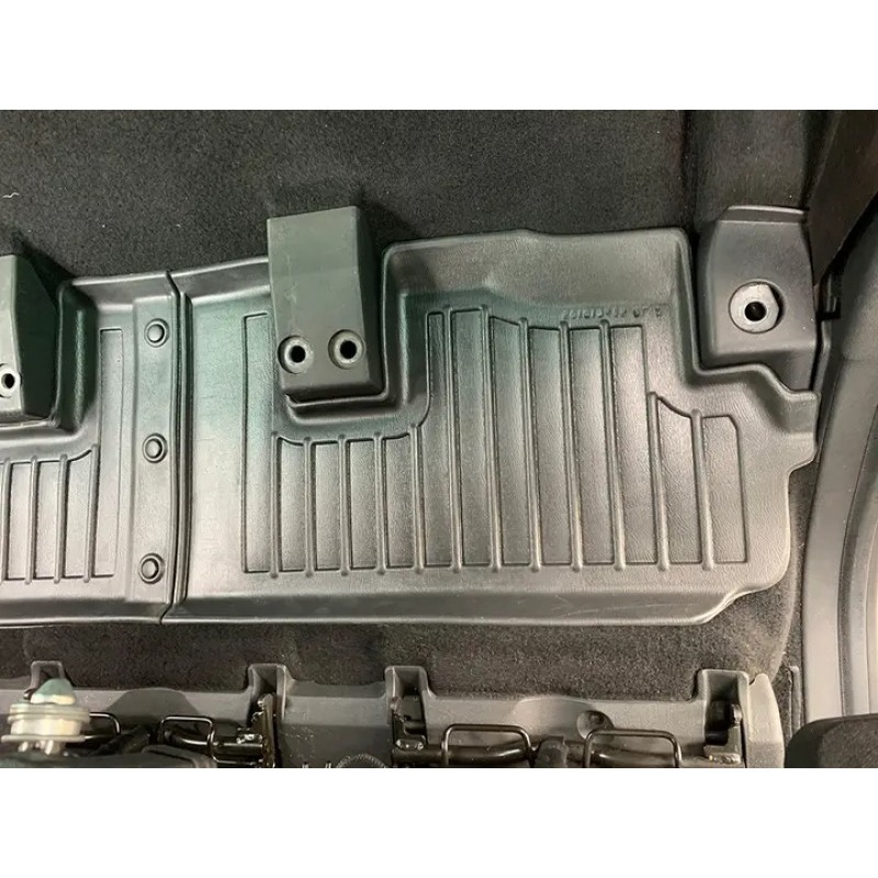 3D килимки для Renault Grand Scenic III (2009-2016) 3 ряд  з бортиками 30 мм (Stingray)