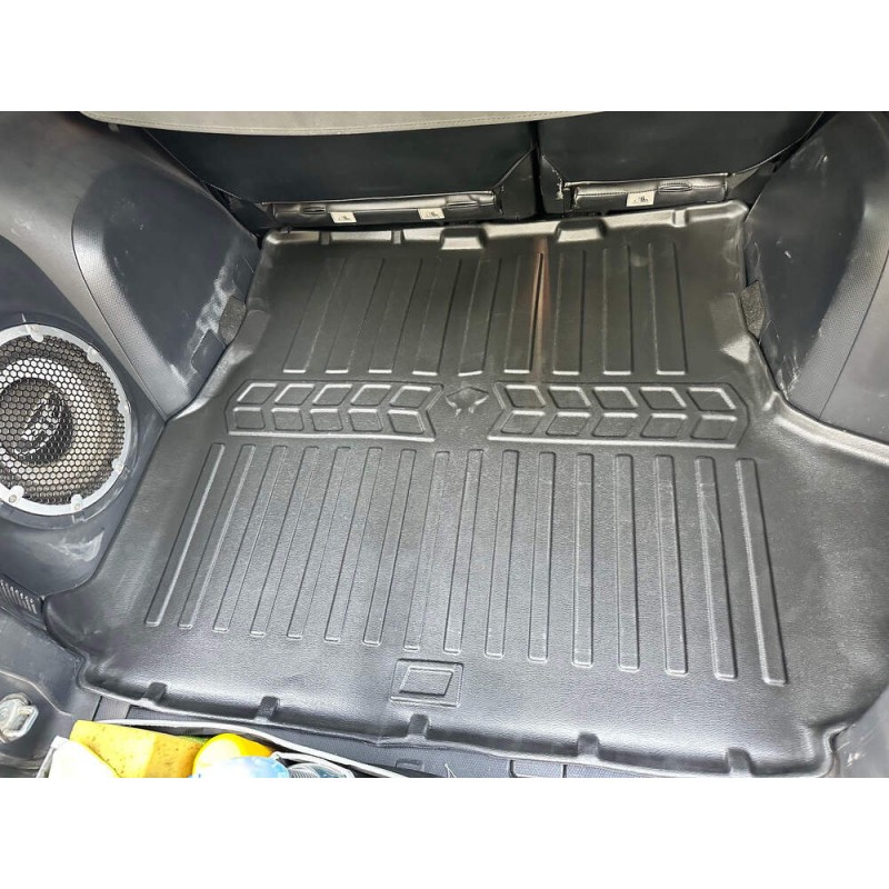 Килимок в багажник для Peugeot 4007 (2007-2013) з сабвуфером з бортиками 30 мм (Stingray)