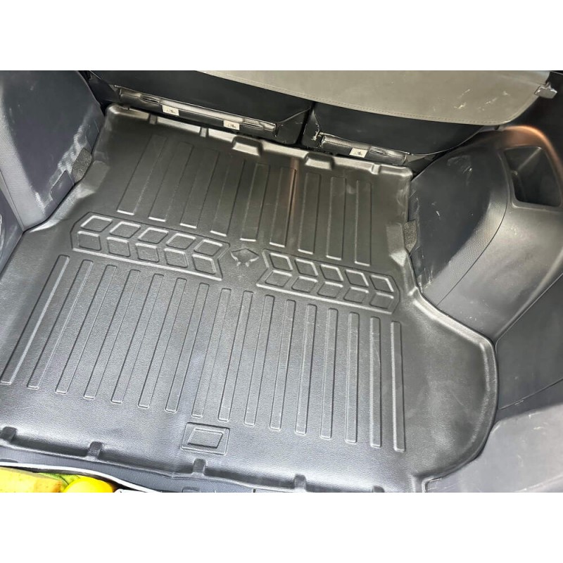 Килимок в багажник для Mitsubishi Outlander XL 2007-2012 з сабвуфером з бортиками 30 мм (Stingray)