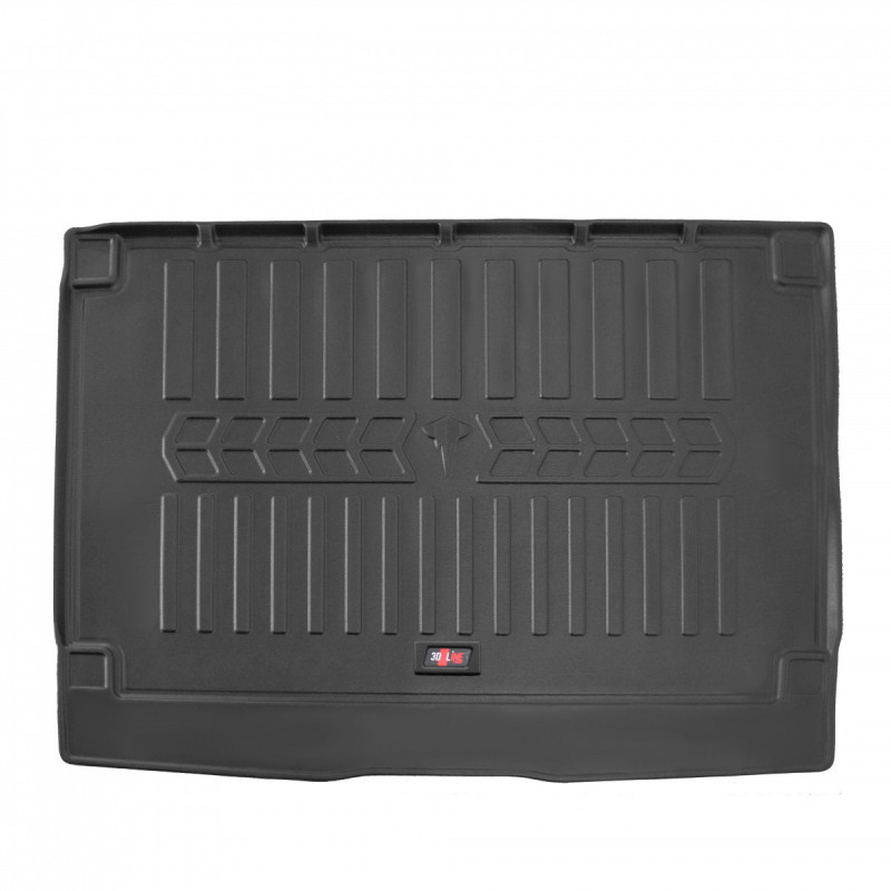 Килимок в багажник для Citroen Berlingo (B9)/Peugeot Partner Tepee 2008- з бортиками 30 мм (Stingray)