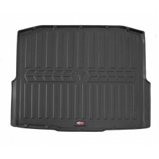 Килимок в багажник для Skoda Octavia III (A7) (2013-2020) (universal) без вух з бортиками 30 мм (Stingray)