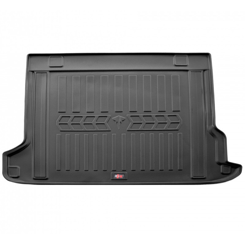 Килимок в багажник для Toyota Land Cruiser Prado 150 2018- (5 місць) з бортиками 30 мм (Stingray)