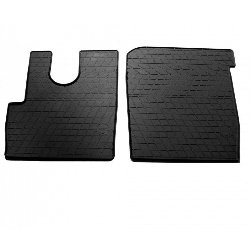 Гумові килимки в салон для Iveco Stralis (Cabin AS) (2002-2007) комплект з 2 штук (Stingray)