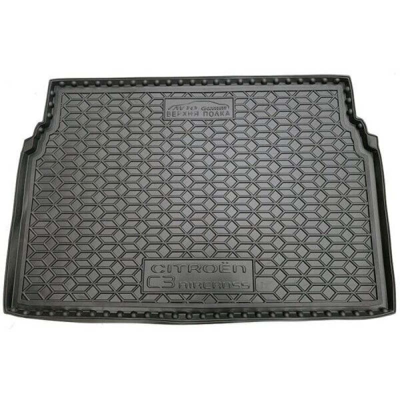 Килимок в багажник для Citroen C3 Aircross (2017-...) верхня поличка (Avto-Gumm)