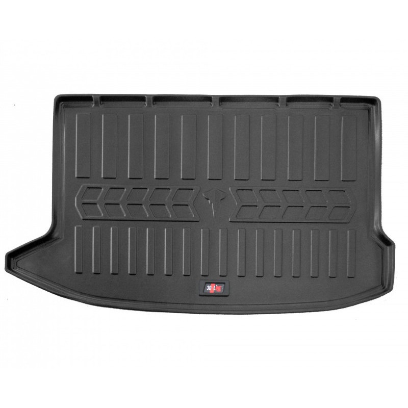 Килимок в багажник для Hyundai Kona 2018- ДВС / Electric з бортиками 30 мм (Stingray)