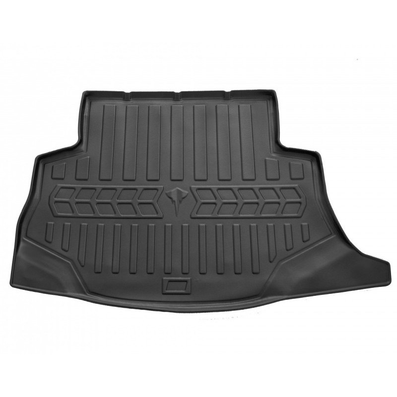 Килимок в багажник для Nissan Leaf (ZE0) (2010-2017) (без сабвуфера) з бортиками 30 мм (Stingray)