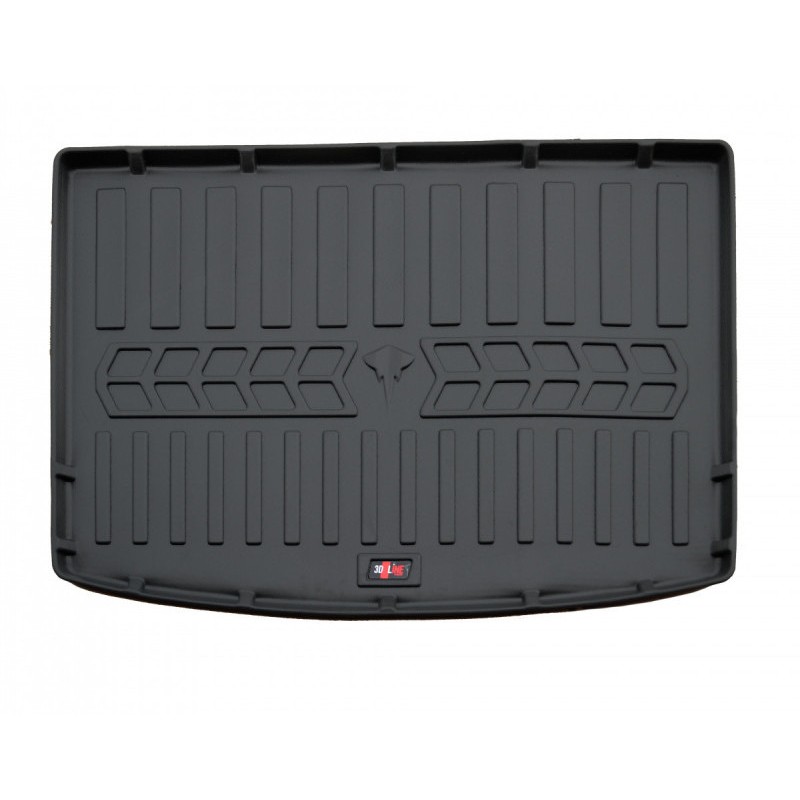 Килимок в багажник для Volkswagen Golf Plus (2005-2014) з бортиками 30 мм (Stingray)