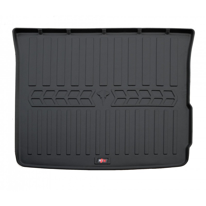 Килимок в багажник для Renault Duster II (2018-...) (4WD) з бортиками 30 мм (Stingray)