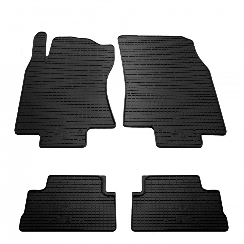 Гумові килимки в салон для Nissan Rogue Sport (2016-...) комплект з 4 штук (Stingray)