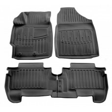 3D килимки для Toyota Yaris II (XP9) (2006-2011) з бортиками 30 мм (Stingray)