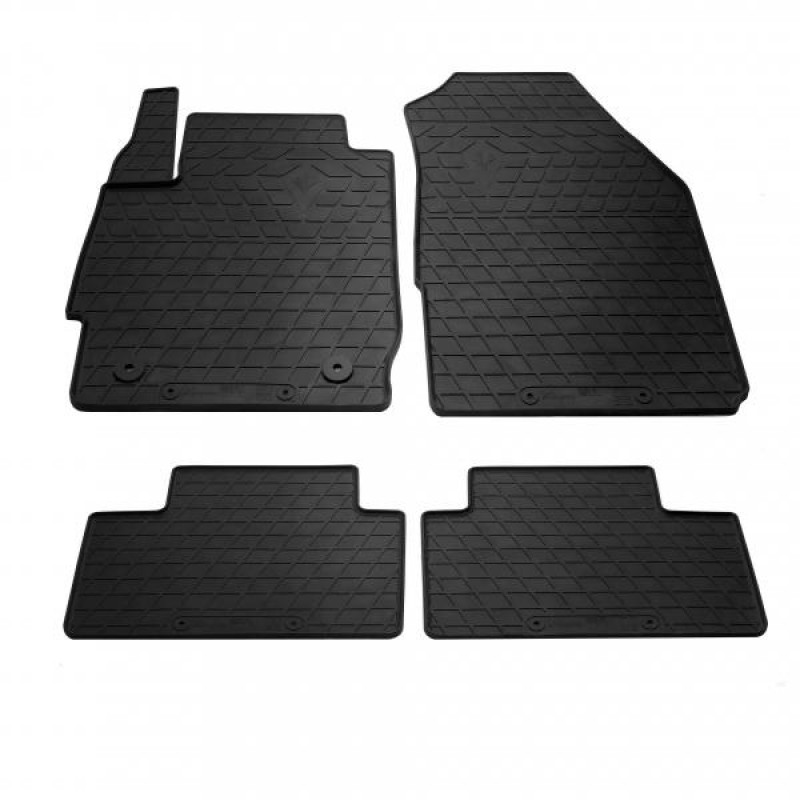 Гумові килимки в салон для Ford Ka+ (2016-...) комплект з 4 штук (Stingray)