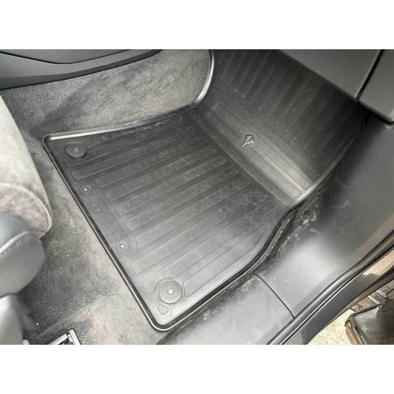 Гумові килимки в салон для Audi e-tron 55 quattro (2018-...) комплект з 4 штук (Stingray)