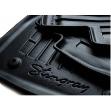 3D килимки для Jeep Wrangler (JK) (5 doors) (2007-2018) з бортиками 30 мм (Stingray)