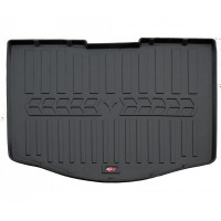 Килимок в багажник для Ford C-Max (2003-2010) з бортиками 30 мм (Stingray)