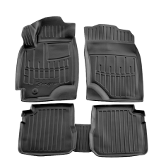 3D килимки для Mitsubishi Outlander (2003-2006) з бортиками 30 мм (Stingray)