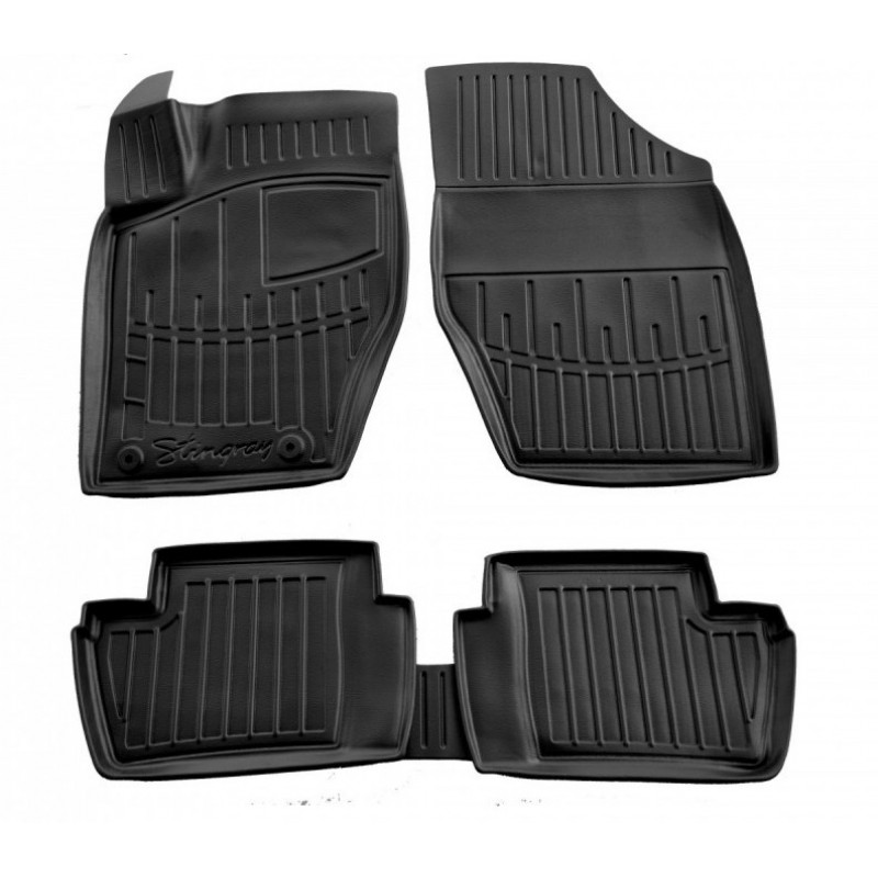 3D килимки для Citroen C4 (L) (2004-2010) з бортиками 30 мм (Stingray)