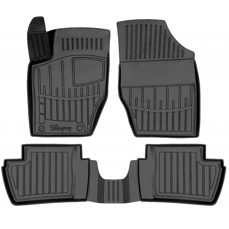 3D килимки для Citroen C4 (L) (2004-2010) з бортиками 30 мм (Stingray)