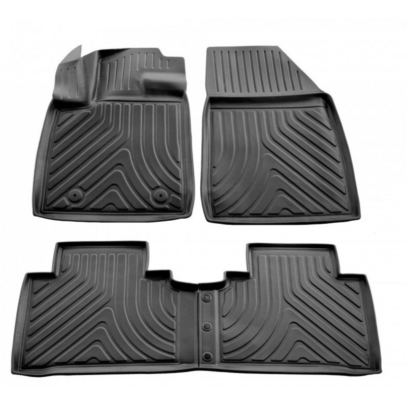 3D килимки для BYD Atto 3 (2021-...) з бортиками 30 мм (Stingray)