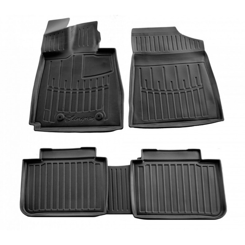 3D килимки для BUD HAN EV (2020-...) з бортиками 30 мм (Stingray)