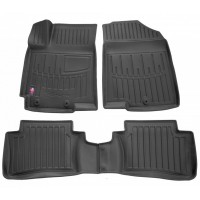 3D килимки для Hyundai Accent (RB) (2010-2017) з бортиками 30 мм (Stingray)