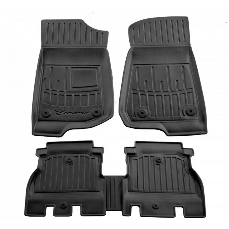3D килимки для Jeep Wrangler (JL) (5 doors) (2018-...) з бортиками 30 мм (Stingray)