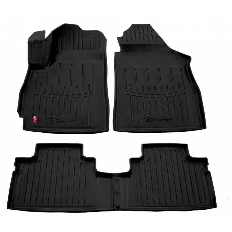 3D килимки для Chery Jetour X70 (2020-..) з бортиками 30 мм (Stingray)