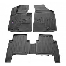 3D килимки для Kia Sorento II (XM) (2009-2012) з бортиками 30 мм (Stingray)