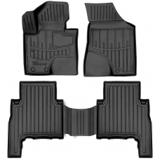 3D килимки для Kia Sorento II (XM) (2009-2012) з бортиками 30 мм (Stingray)