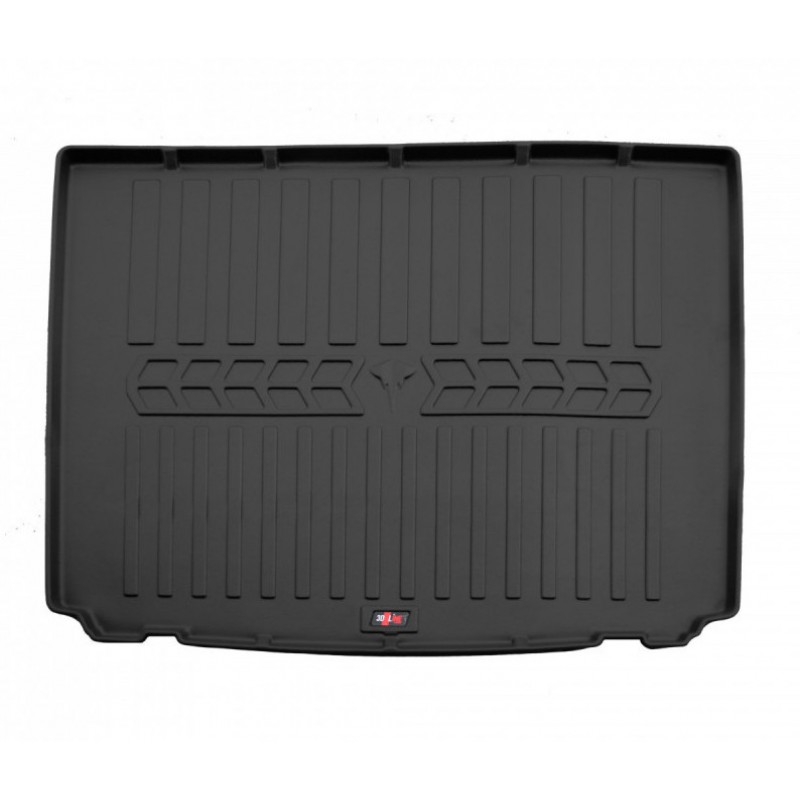 Килимок в багажник для Peugeot 407 (2004-2011) (sedan) з бортиками 30 мм (Stingray)