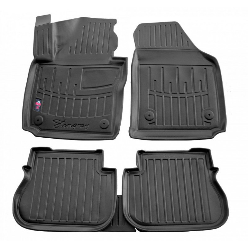 3D килимки для Volkswagen Caddy III (2003-...) 4-х дверний з бортиками 30 мм (Stingray)