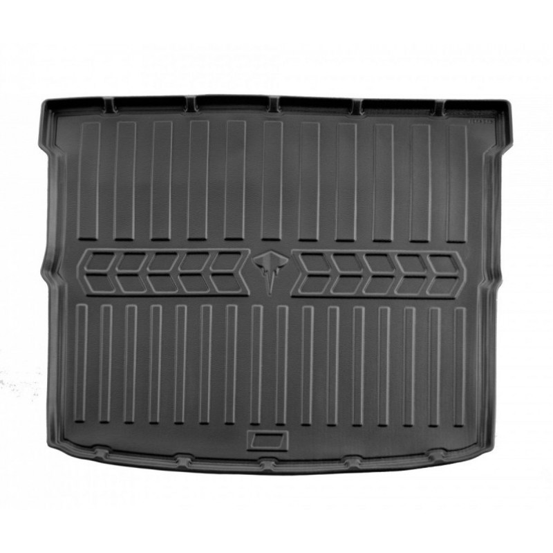 Килимок в багажник для Volkswagen ID4 (2020-...) PRIME верхня поличка з бортиками 30 мм (Stingray)