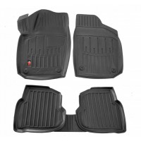 3D килимки для Volkswagen Polo Sedan (2010-...) з бортиками 30 мм (Stingray)