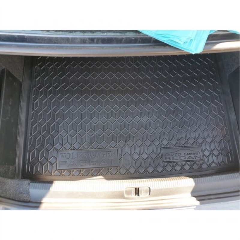 Килимок в багажник для Volkswagen Passat B6 (2005-2010) (Sedan) (Avto-Gumm)