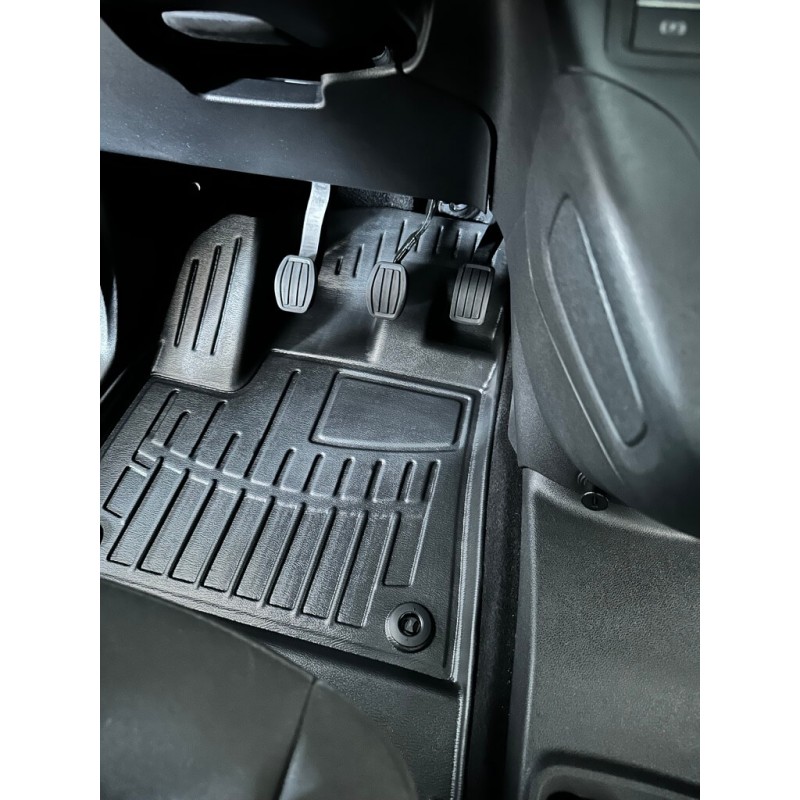 3D килимки для Citroen Berlingo III (2018-...) з підлокітником з бортиками 30 мм (Stingray)