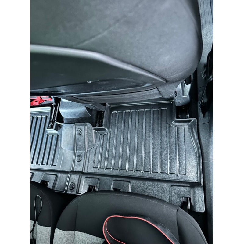 3D килимки для Citroen Berlingo III (2018-...) з підлокітником з бортиками 30 мм (Stingray)