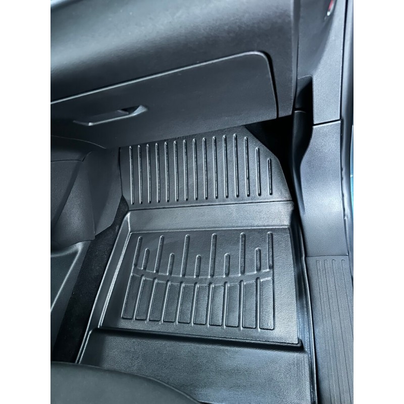 3D килимки для Citroen Berlingo III (2018-...) з підлокітником з бортиками 30 мм (Stingray)