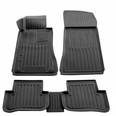 3D килимки для Mercedes Benz W203 C (2001-2007) з бортиками 30 мм (Stingray)
