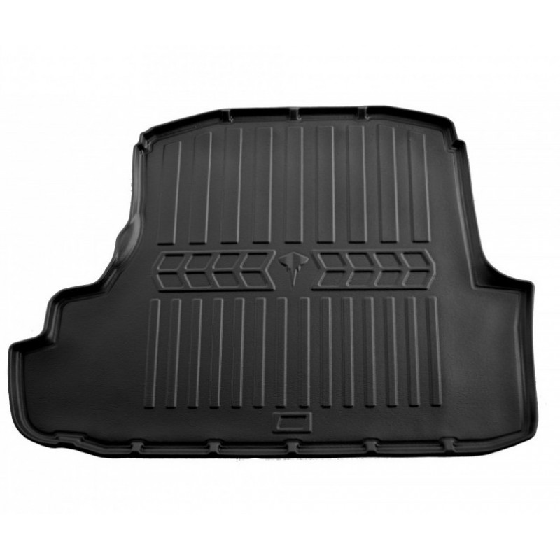 Килимок в багажник для Mercedes Benz W202 C (1993-2001) (sedan) з бортиками 30 мм (Stingray)