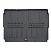 Килимок в багажник для Peugeot 3008 (2009-2016) нижня поличка з бортиками 30 мм (Stingray)