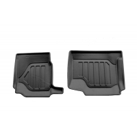 3D килимки 3 ряду для Nissan Qashqai plus 2 (2008-2014) з бортиками 30 мм (Stingray)