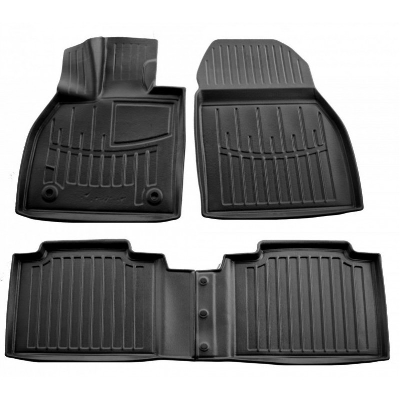 3D килимки для Toyota bZ4X (EA10) (2023-...) з бортиками 30 мм (Stingray)