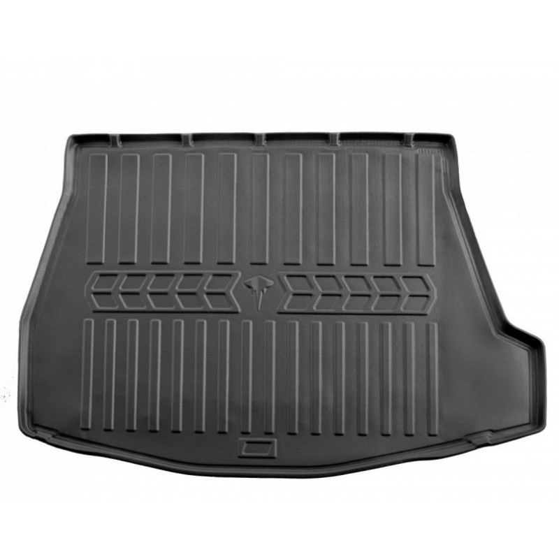Килимок в багажник для Toyota bZ4X (EA10) (2023-...) з саабвуфером з бортиками 30 мм (Stingray)